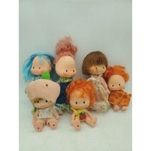 6 Vintage 1979 Strawberry Shortcake Dolls Lot American Greeting Girl Toys